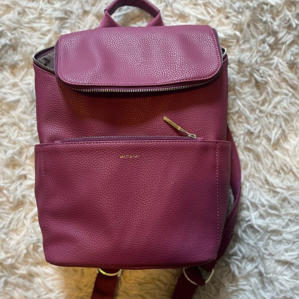 MATT & NAT BRAVE VEGAN BACKPACK - PURITY - Picture 3 of 8